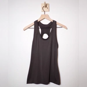 Canotta Athleta Nitro in scisto nero grigio taglio schiena donna taglia XS - Foto 1 di 6