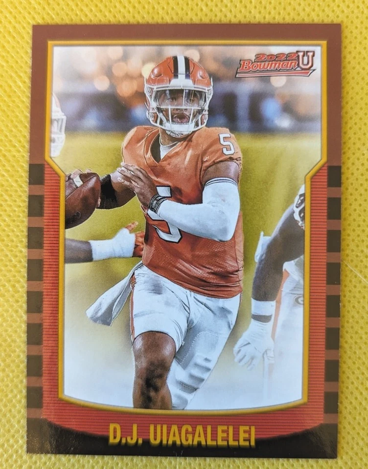 2021-22 Bowman University DJ Uiagalelei 2000 Bowman 2KB-2 Insert RC FSU ~QTY - Image 1 of 2