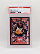 Dwyane Wade 2012 Panini Innovation Stained Glass No.89 PSA 9 Miami HOF POP 5