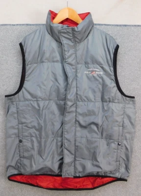 Polo Ralph Lauren Polo Jeans Company Para hombres XL Naranja Forrado Gris Plumón Chaleco Foto 1 de 4