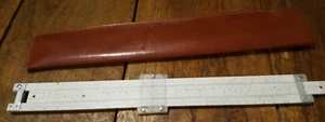 Vintage Pickett & Eckel Aluminum Metal Slide Rule N1010- T w/ Leather Sleeve - Picture 1 of 4