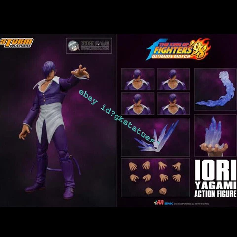 Storm Toys The King of Fighters '98 Iori Yagami Model Purple In Stock 1/12 Cover