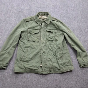 1st Infantry Division Jacket Mens Medium Green Cotton Us Army Military Coat - Picture 1 of 17