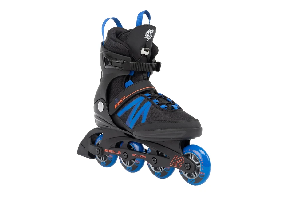 K2 Skates Kinetic 80 Pro M Inline Skates Blue Red 8.5 - Open Box