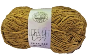 Lion Brand Yarn Let’s Get Cozy Chenille Appeal “Harvest Gold” - Picture 1 of 1
