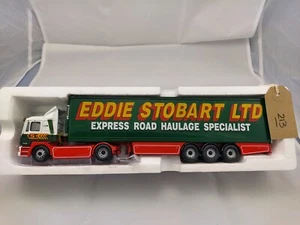 CORGI 75702 MAN REFRIGIRATED BOX TRAILER EDDIE STOBART LTD 1/50 Scale Truck LE - Picture 1 of 1