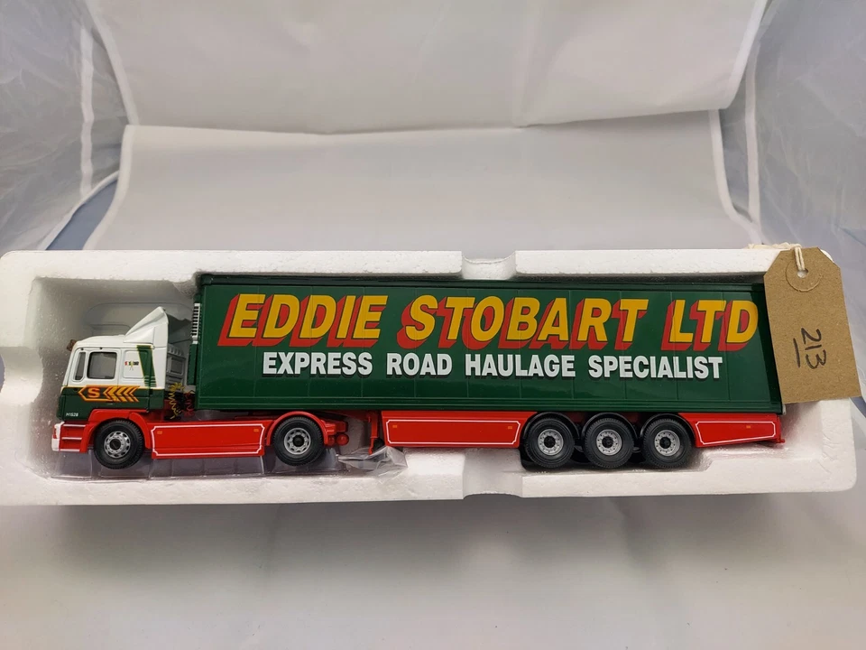 CORGI 75702 MAN REFRIGIRATED BOX TRAILER EDDIE STOBART LTD 1/50 Scale Truck LE - Image 1 of 1