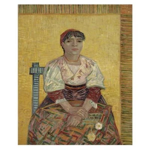 Van Gogh Painting The Italian Woman - Picture 1 of 1