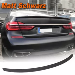 Alerón trasero negro mate borde de demolición labio para BMW Serie 7 G12 G11 15-19 - Imagen 1 de 11