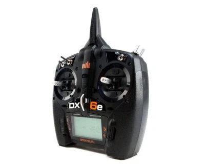 Spektrum DX6e 6 Channel DSMX RC Airplane Heli Transmitter Only Version SPMR6650 - Image 1 of 4