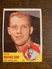 1963 Topps #234 Dave Nicholson - Chicago White Sox EX