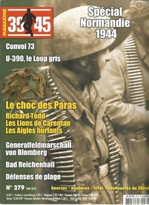 39-45 N°279 SPE. NORMANDIE 44 / CHOC DES PARAS / GENERALFELMARSCHALL V. BLOMBERG - Imagen 1 de 2