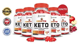 Ignite Keto ACV Gummies 1000MG Apple Cider Vinegar 300 Gummys - Picture 1 of 5