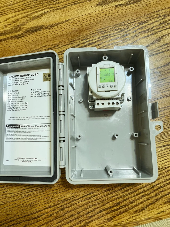 GRASSLIN GMXFM1D50O120EC  Electric Time Switch - Image 1 of 4