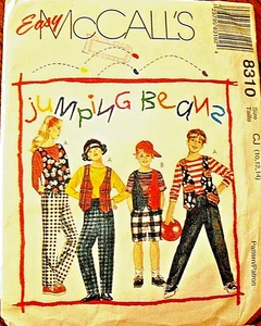 8310 UNCUT Vintage McCalls Boys Girls  Pattern Vest Top Pants Shorts 10-12-14 - Picture 1 of 6