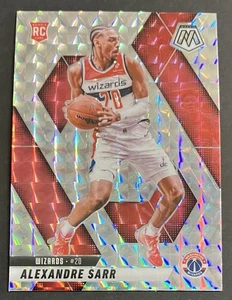 2025 Mosaic Alexander Sarr RC Silver Mosaic #216 Washington Wizards - Picture 1 of 2