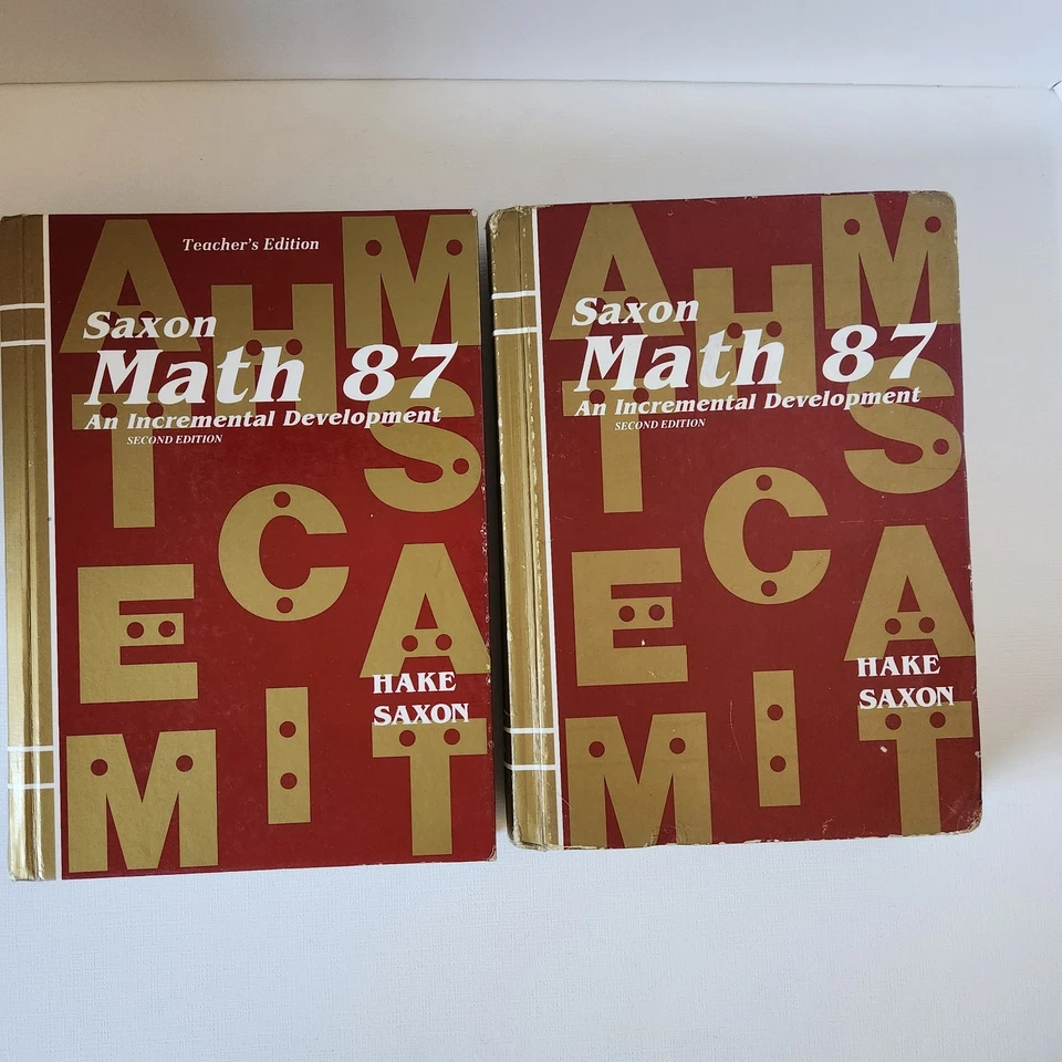 SAXON Math 8/7: An Incremental Development Stephen Hake 2nd Ed Hardcover Teacher - Image 1 of 4