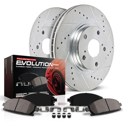 Power Stop Brake Kit For GMC Savana 1500 2009-2014 Front-Z23 Evolution Sport Foto 1 de 4