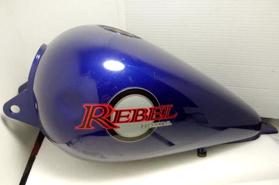 Tanque de gasolina Honda Rebel 250 azul OEM CMX250C 1996-2016 tanque de combustible abollado sin tapa Foto 1 de 4