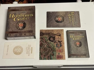 Vintage Baldur's Gate: Forgotten Realms (Big Box PC 1998) Complete PC Big Box - Bild 1 von 6