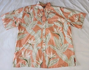 Camicia uomo hawaiana floreale manica corta, COOKE STREET, 100% cotone, taglia 2X - Foto 1 di 9