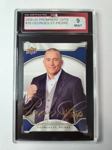 2009 Upper Deck Prominent Cuts #58 Georges St-Pierre (RC) KSA 9 MINT - Picture 1 of 2