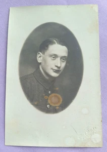 Vintage Fred Wright, Andover B&W RP Postcard - Young Soldier #20 - Picture 1 of 2