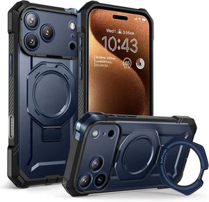 Für iPhone 17 Pro 6,3" SUPCASE Starke Magnetische Hülle Integrierter Ständer Rückschale USA - Bild 1 von 44