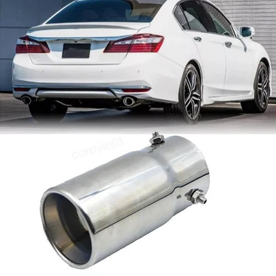 For Honda Accord Crosstour1.5" to 2.7" Exhaust Pipe Tip Rear Tail Throat Muffler Foto 1 de 4