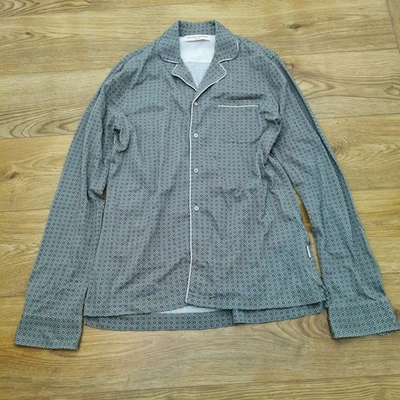 Orlebar Brown X Jerome Maravilla Shirt Mens M Slim Fit Camp Collar Jacquard - Image 1 of 4