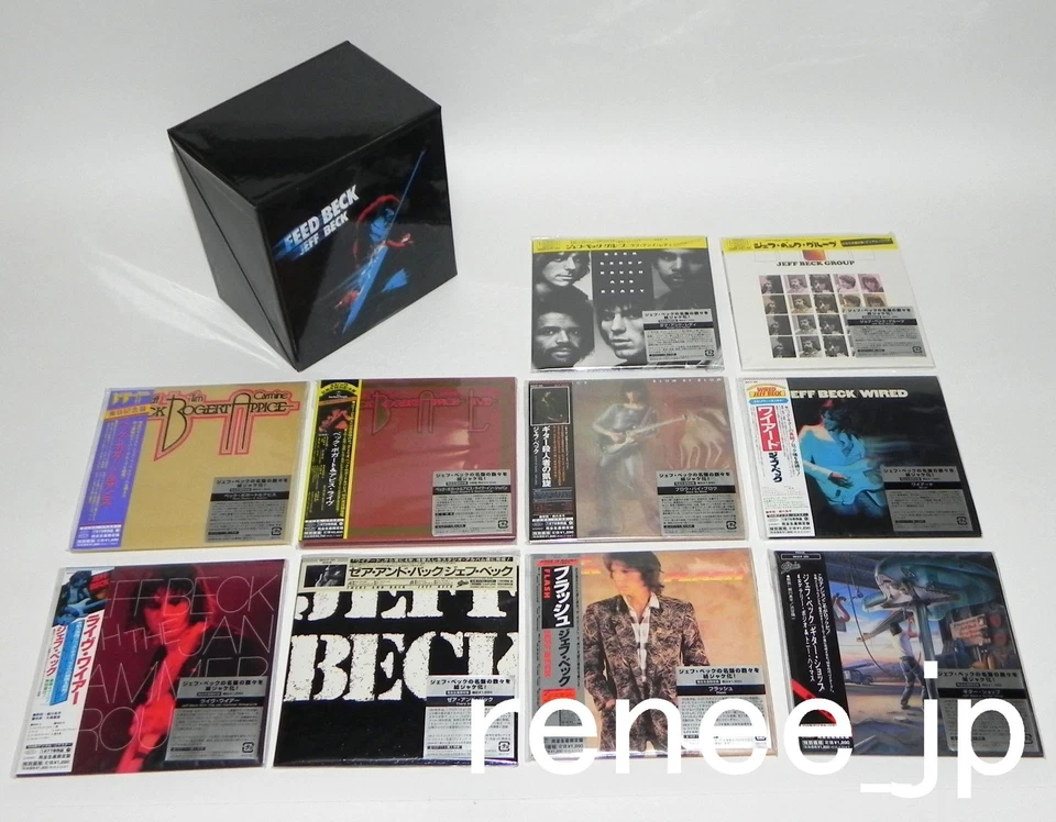 2005 Jeff Beck /JAPAN Mini LP CD x 10 titles + PROMO BOX (Marshall Amps BOX) Set - Image 1 of 4