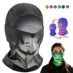 ^Maschera Sci Balaclava Reattiva al Calore Unisex Temperatura Sensibile Cambia Colore - Foto 1 di 30
