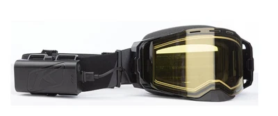 KLIM EDGE eFIRE MOTO DE NIEVE GAFAS TÉRMICAS PENDIENTE NEGRO CLARO AMARILLO TINTE Foto 1 de 4
