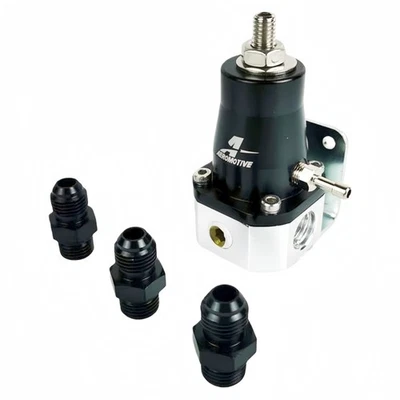 Aeromotive Fuel Pressure Regulator 13129; Compact EFI 30-70 psi Return Style - Imagem 1 de 4