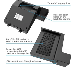 CarQiWireless Charger For Mercedes Benz C-Class/GLC and Select Benz Models - Photo 1 sur 8