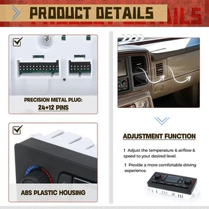 For 03-07 Hummer H2 A/C Temperature Climate Control Panel Digital Heater Switch - Picture 1 of 12