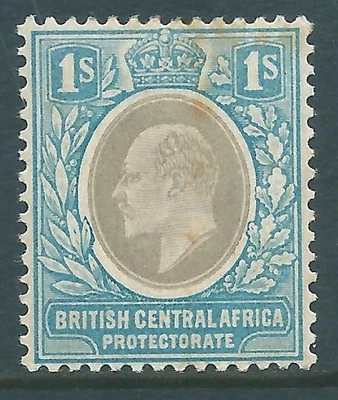 BRITISH CENTRAL AFRICA 1903 Edward VII mint 1/- SG62b Foto 1 de 2