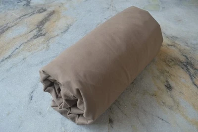 Beige Plain Fabric 100% Cotton 20 Yard Fabric NO TARRIF CHARGES 100%✅ ZK_65 - Image 1 of 4