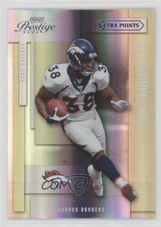 2004 Playoff Prestige Xtra Points Purple /75 Mike Anderson #46 - Image 1 of 2
