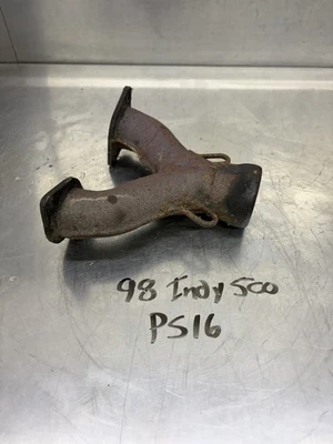 94 95 96 97 98 99 Polaris Indy 500 OEM Exhaust Manifold Y Pipe Header Assembly - Image 1 of 2