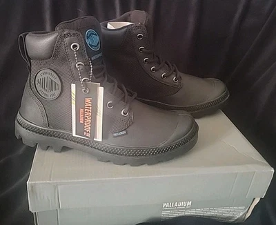Bota Impermeable Palladium Pampa Sport Cuff WPN Negra / 73234-001-M / Para Mujer 5.5 Foto 1 de 4