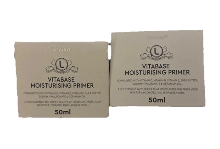 2 X Lacura Vitabase Moisturising Primer For Makeup 50g Each ALDI, Luxury ⭐️ - Image 1 of 1
