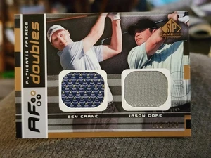 2003 Ben Crane & Jason Gore SP Game Used Edition Authentic Fabrics Doubles /200 - Bild 1 von 2