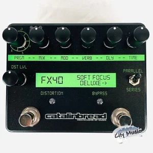 Used Catalinbread Soft Focus Deluxe Shoegaze Reverb Guitar Effects Pedal ♫ - Picture 1 of 7