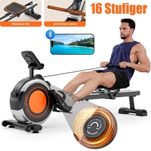 Rudergerät für zuhause LCD-Datenanzeige Rudermaschine mit 16 Widerstandsstufen - Bild 1 von 9
