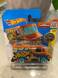 2016 HOT WHEELS COMBAT MEDIC HW ART CARS 6/10 ORANGE SHORT CARD - Picture 1 of 1