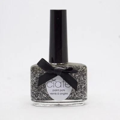 CIATE LONDON - NAIL POLISH - COUTURE NOIR ( BLACK AND WHITE CONFETTI ) - Image 1 of 2
