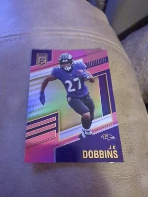 J.K. Dobbins 2022 Panini Donruss Elite Pink No. 64 - Image 1 of 2