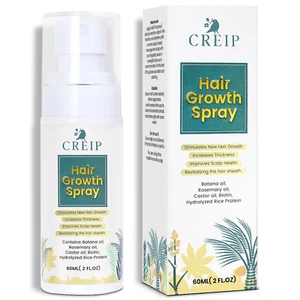 Natural Hair Growth Oil Spray: Batana Rosemary Serum Biotin Caffeine Scalp Care  - Picture 1 of 7