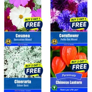 Flower Seeds Plants Borders Sunflower,Poppy,Bedding etc | Over 50 varieties - Picture 1 of 101